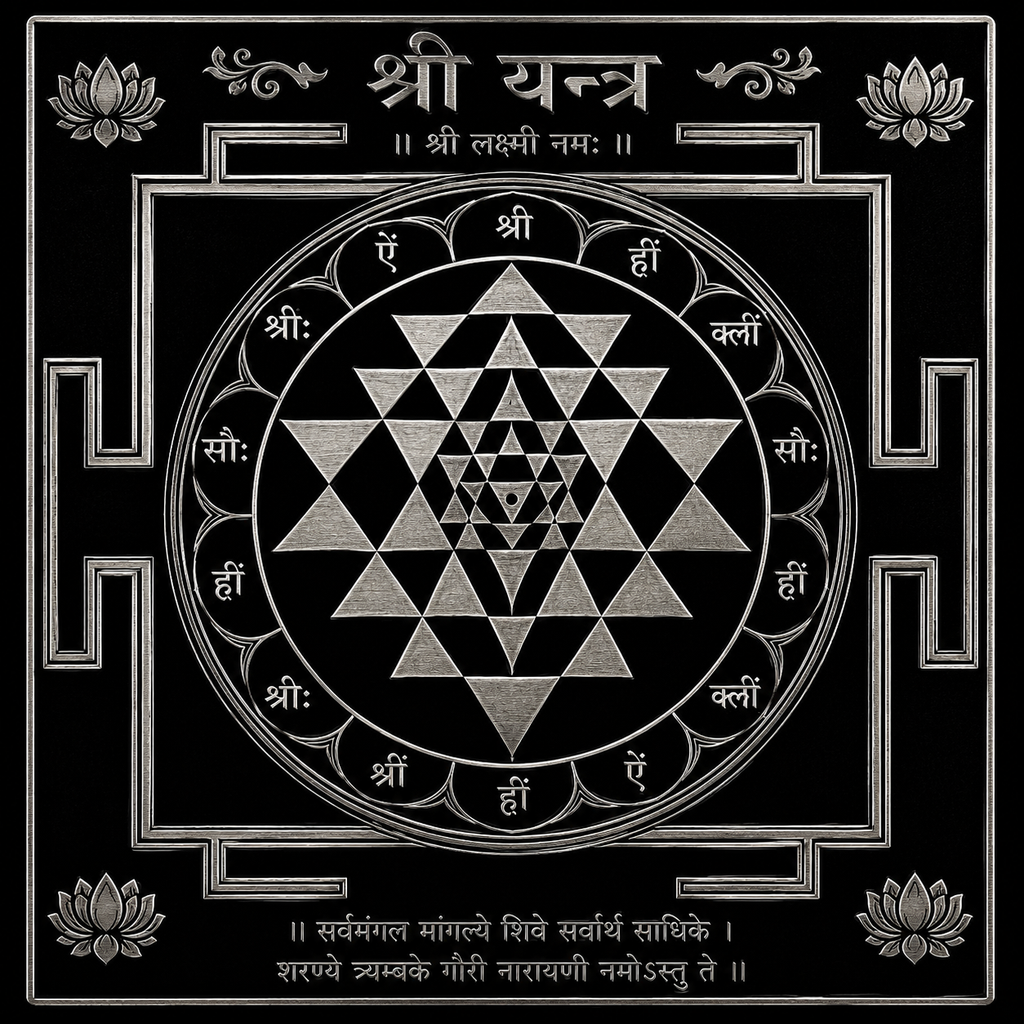 Sri Yantra Digital Download PDF | Sacred Geometry Wall Art | Prosperity & Spiritual Harmony
