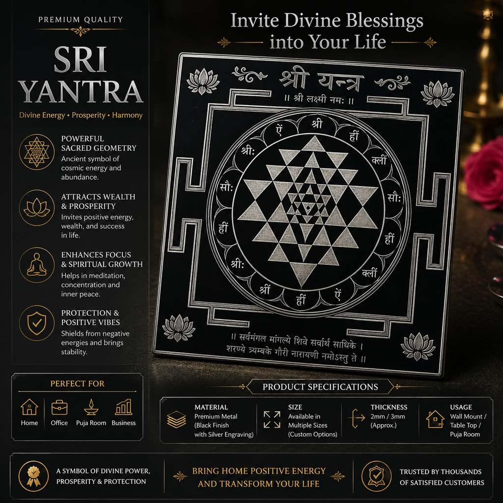 Sri Yantra Digital Download PDF | Sacred Geometry Wall Art | Prosperity & Spiritual Harmony