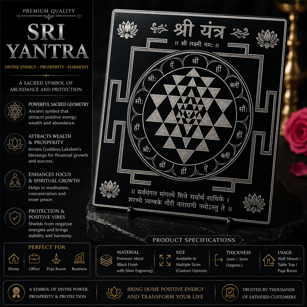 Sri Yantra Digital Download PDF | Sacred Geometry Wall Art | Prosperity & Spiritual Harmony